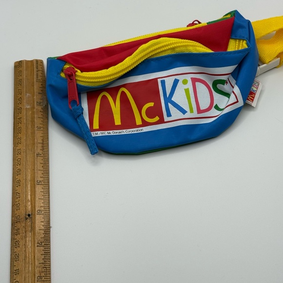 Vintage McDonald’s McKids multicoloured Belt Bag for Kids nylon New - Picture 14 of 15